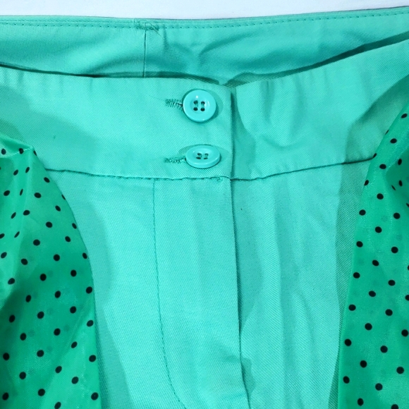 Defacto Mediterranean Fashion Beautiful Green 💚 Pant& Belt Size 36 - Picture 3 of 12